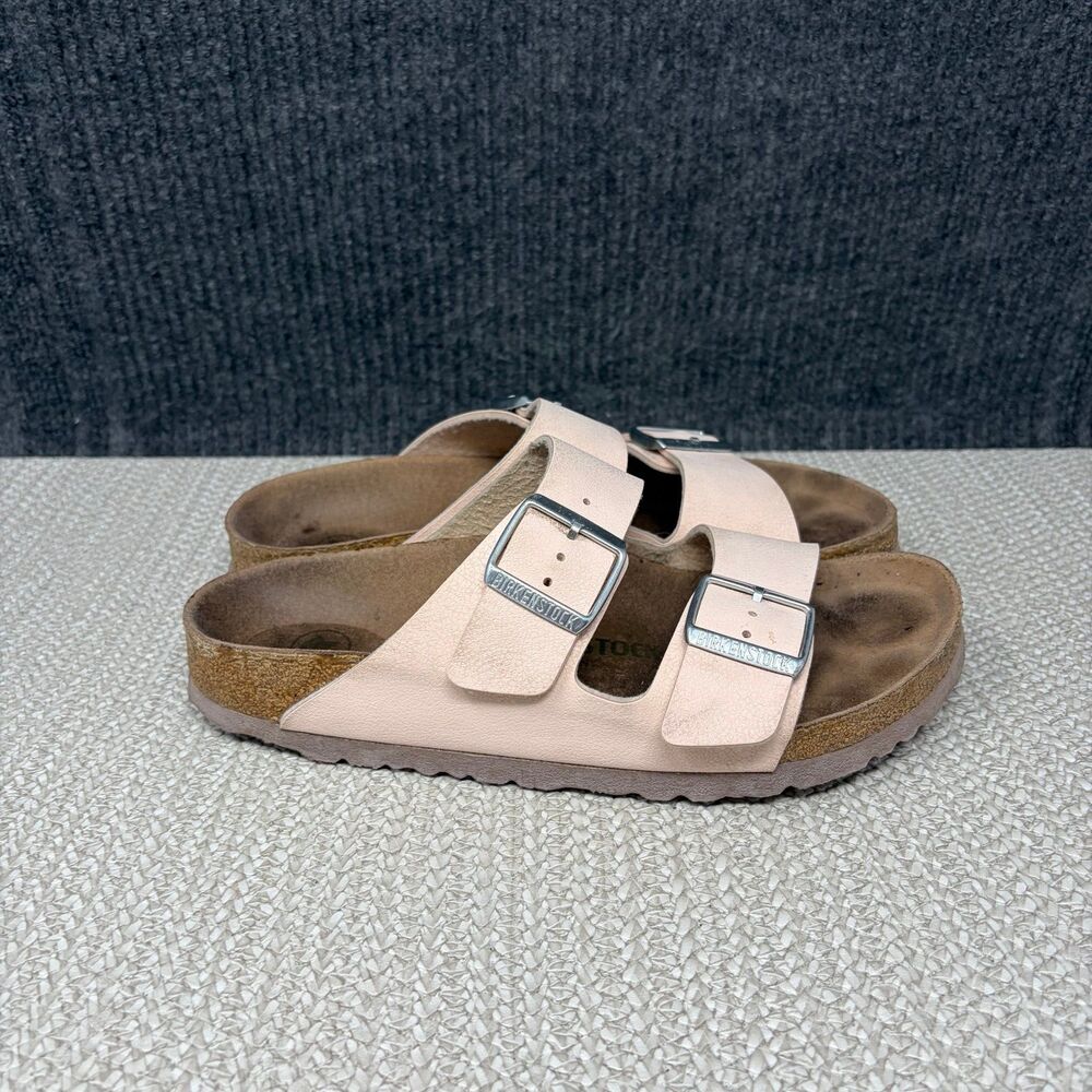 Birkenstock Arizona Vegan Leather Sandals Light Rose Pink Women’s 39 US 7